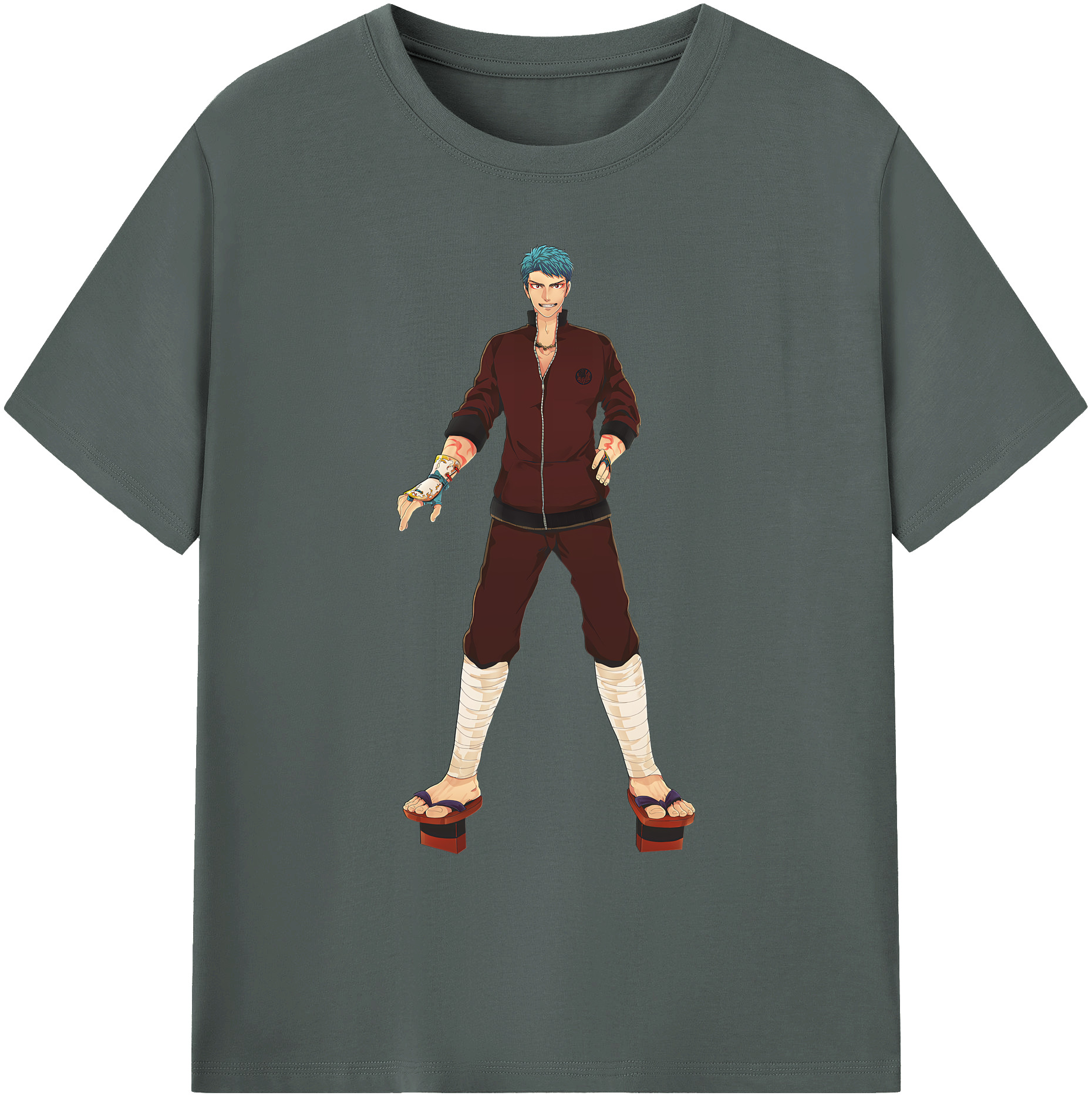 （画像用） 刀剣乱舞 Touken Ranbu 綿100％ メンズ半袖Tシャツ｜肌触りやわらか＆通気性